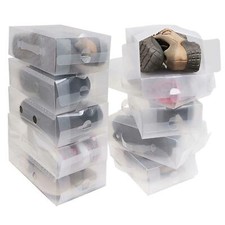 10 x Plastic Shoe Storage