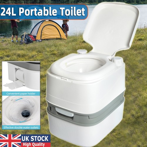 24l portable toilet - toilet, flushing