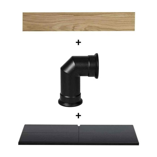 Adam oak effect beam black - effect,