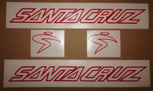Santa cruz red outline - santa,