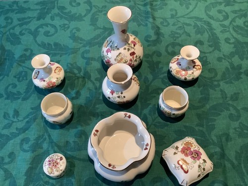 Zsolnay handpainted porcelain - handpainted,