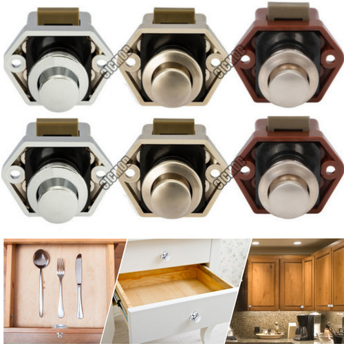 Push button catch lock - button,