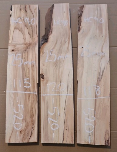 Spalted chestnut slabs - ,