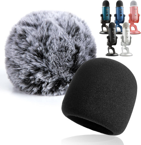 2pcs blue yeti pop filter - 2pcs,