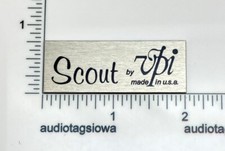 Scout VPI Turntable Badge Logo