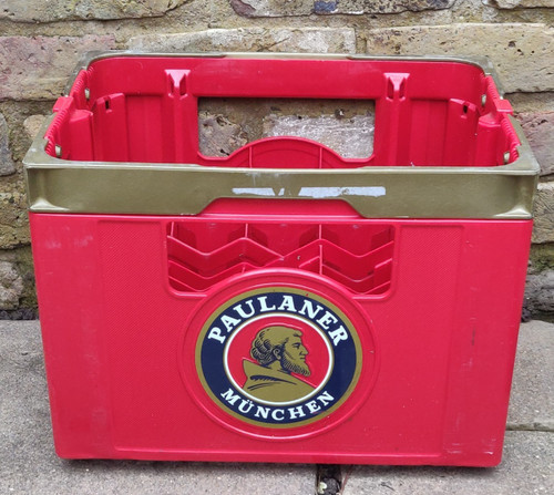 Paulaner beer crate splits - paulaner,