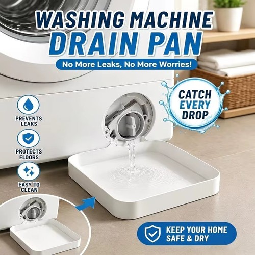 Washing machine drainage - machine, tray