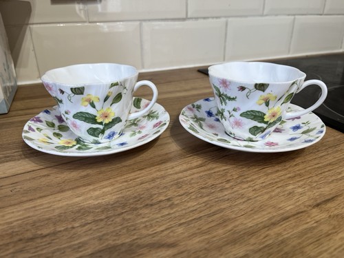 Country meadow teacups - country, 2
