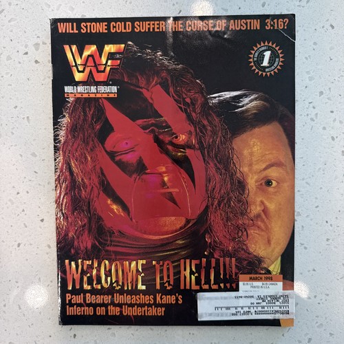 Wwf magazine march 1998 - magazine,