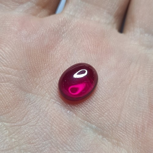 Ruby cabochon loose gemstone - ruby,