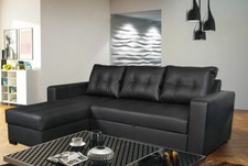 Gianni Corner Sofa Bed Faux