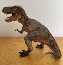 Papo Tyrannosaurus Rex Large Dinosaur T-Rex Toy Moving Jaw Standing Retired 2005