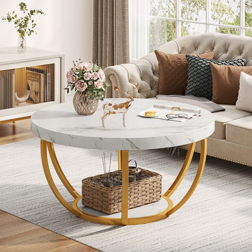 Modern round coffee table - modern,