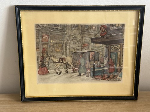 Vintage anton pieck framed - anton,