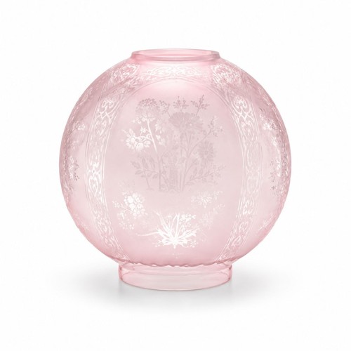 Light cranberry oil lamp - oil, shade