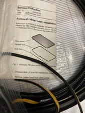 Webasto 700 series rubber sunroof glass seal & inlay water leak 3390608A NEW