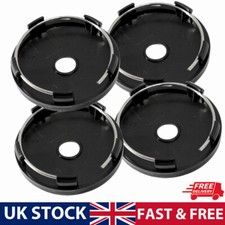 4pcs 60mm Car Wheel Tyre Rim Center Hub Cover Caps Universal Accessories Black