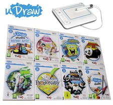 Nintendo Wii uDraw Games Selection Original Game Tablet / Studio / Spongebob etc