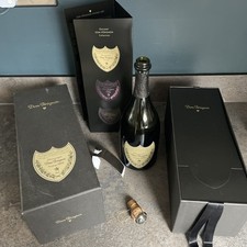 Dom Perignon Champagne Vintage 2009 Empty Bottle Cork Muselet leaflet Box 750ml