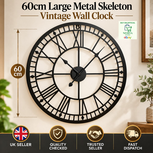 60cm large metal - 60cm, skeleton