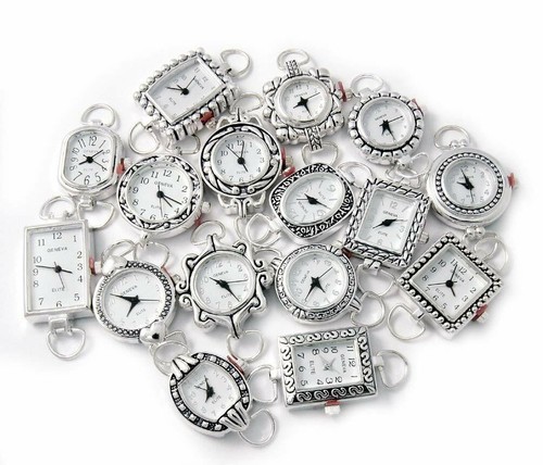 Mix silver tone - 10,