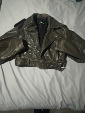 Zara leather jacket