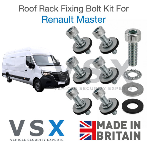 Roof rack fitting bolt kit - rack,