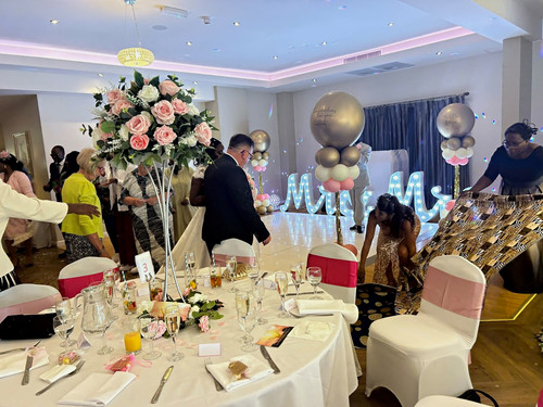 Wedding centrepiece artificial - wedding,