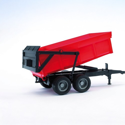 Bruder red tipper trailer - trailer, toy