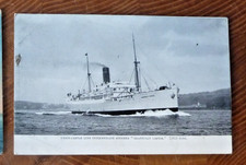 Postcard  Union Castle Line