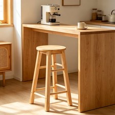 60CM High Wooden Bar Stool