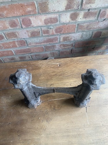 Antique cast iron boot scraper - iron,