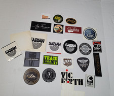 Sabian Vic Firth Trace Elliot ARIA STICKERS Store Promos Lot Of 24
