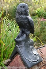 Black owl roof finial 90°