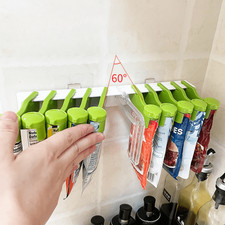 Kitchen Sauce Packet Organizer Wall-Mounted Condiment Holder Seasoning Pouches