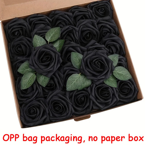 25pcs artificial rose - 25pcs, flowers