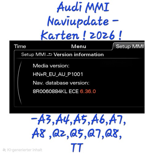 Audi mmi sat - sat, maps