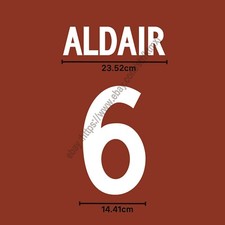 2002 AS Roma Home Name Set –