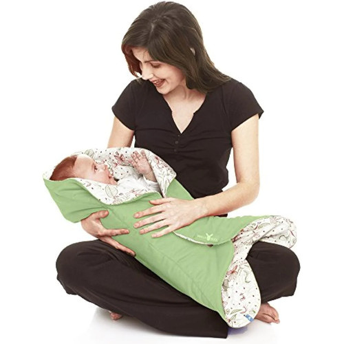Wallaboo baby blanket - baby, leaf