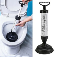 Powerful Plunger Toilet Unblocker Drain Buster Plumbing Sink Remover Sucker