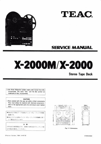 Service manual guide - manual, for