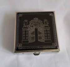 Trinket Earrings Pill Box Michaela Frey Black and Silver Art Nr 202 M Aichberger