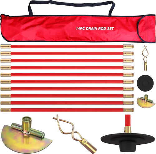Pro 30ft drain rod - 30ft,