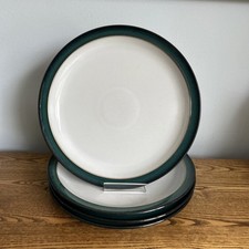 Denby Greenwich 4x Dinner Plates 10”  