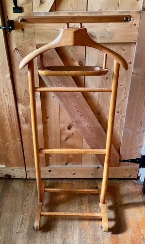 Vtg mid century wood butler - century,