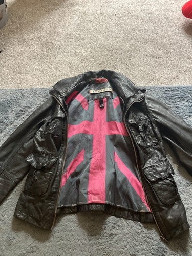 Leather jacket women size - leather, 8