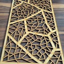 Microscopic Leaf Screen Laser Cut Radiator Cabinet Panel 2FT x 4FT 3mm 6mm 0209