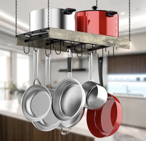Inch hanging pot pan rack - inch,