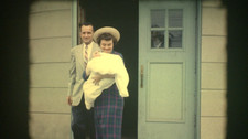 16mm Home Movies 1962 Indiana Color & BW Edited ~800ft Baby, Family