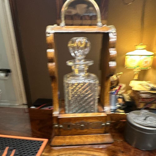 Vintage tantalus decanter oak - vintage,